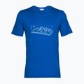 Koszulka trekkingowa męska icebreaker Tech Lite II Alps 3D lazurite 5