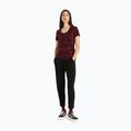 Koszulka trekkingowa damska icebreaker Tech Lite II Scoop Native Ferns cherry/aop 3