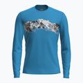 Longsleeve termoaktywny męski icebreaker Merino 200 Oasis Crewe Remarkables arctic