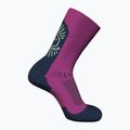 Skarpety męskie icebreaker Merino Hike+ Light Crew IB Solar passion/royal navy/mint 2