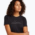 Koszulka trekkingowa damska icebreaker Merino 150 Tech Lite SS Tee Sparkling Stars black 4
