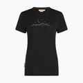 Koszulka trekkingowa damska icebreaker Merino 150 Tech Lite SS Tee Sparkling Stars black 6