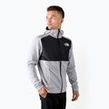 Bluza trekkingowa męska The North Face MA FZ light grey hthr/black