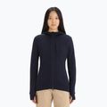 Bluza trekkingowa damska icebreaker Quantum III Zip Hood midnight navy