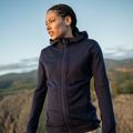 Bluza trekkingowa damska icebreaker Quantum III Zip Hood midnight navy 9