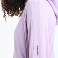 Bluza trekkingowa damska icebreaker Quantum III Zip Hood purple gaze 5