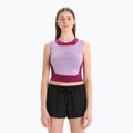 Tank top termoaktywny damski icebreaker Zoneknit Cropped Bra-Tank purple gaze