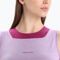Koszulka termoaktywna damska icebreaker Zoneknit Cropped Bra-Tank purple gaze 4