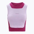 Koszulka termoaktywna damska icebreaker Zoneknit Cropped Bra-Tank purple gaze 6