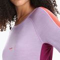 Bluza termoaktywna damska icebreaker 125 Zoneknit Crewe purple gaze 5