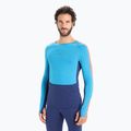 Bluza termoaktywna męska icebreaker 125 Zoneknit Crewe geo blue