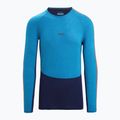 Bluza termoaktywna męska icebreaker 125 Zoneknit Crewe geo blue 7