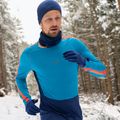Bluza termoaktywna męska icebreaker 125 Zoneknit Crewe geo blue 9