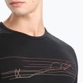 Longsleeve termoaktywny męski icebreaker 200 Oasis Crewe Ski Stripes black 4