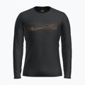 Longsleeve termoaktywny męski icebreaker 200 Oasis Crewe Ski Stripes black 6