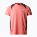 Koszulka trekkingowa męska The North Face AO Glacier fiery red white heather/asphalt grey