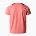 Koszulka trekkingowa męska The North Face AO Glacier fiery red white heather/asphalt grey 2
