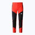 Spodnie trekkingowe męskie The North Face Felik Slim Tapered fiery red/black