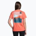 Koszulka trekkingowa damska The North Face Foundation Graphic retro orange 2
