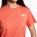 Koszulka trekkingowa damska The North Face Foundation Graphic retro orange 3