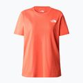 Koszulka trekkingowa damska The North Face Foundation Graphic retro orange 5