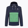 Kurtka przeciwwiatrowa męska The North Face Class V Pullover summit navy/deep green grass