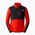 Bluza trekkingowa męska The North Face Glacier Pro FZ fiery red/black