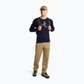 Longsleeve męski icebreaker Merino 200 Oasis Crewe SkiingYeti midnight navy 2