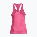 Koszulka treningowa damska Under Armour HeatGear Armour Racer pink punk/metallic silver 6