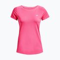 Koszulka treningowa damska Under Armour Heat Gear Armour pink punk/metallic silver