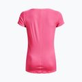 Koszulka treningowa damska Under Armour Heat Gear Armour pink punk/metallic silver 2