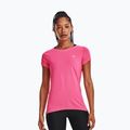 Koszulka treningowa damska Under Armour Heat Gear Armour pink punk/metallic silver 3