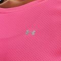 Koszulka treningowa damska Under Armour Heat Gear Armour pink punk/metallic silver 6