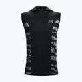 Koszulka koszykarska męska Under Armour Baseline Tank Hoodie black