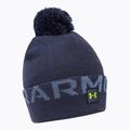 Czapka zimowa męska Under Armour UA Halftime Fleece Pom tempered steel/aurora purple/yellow ray