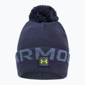 Czapka zimowa męska Under Armour UA Halftime Fleece Pom tempered steel/aurora purple/yellow ray 2