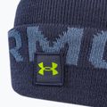 Czapka zimowa męska Under Armour UA Halftime Fleece Pom tempered steel/aurora purple/yellow ray 3