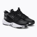 Buty do koszykówki dziecięce Under Armour GS Lockdown 6 deep black 4