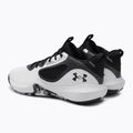 Buty do koszykówki męskie Under Armour Lockdown 6 white/jet gray/black 3