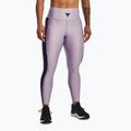 Legginsy treningowe damskie Under Armour Project Rock HG Ankle purple luxe