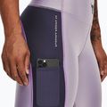 Legginsy treningowe damskie Under Armour Project Rock HG Ankle purple luxe 4