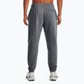 Spodnie treningowe męskie Under Armour Essential Fleece Joggers pitch gray medium heather/white 3