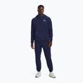 Bluza męska Under Armour Essential Fleece Hoodie midnight navy/white 2