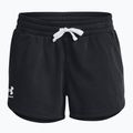 Spodenki treningowe damskie Under Armour Rival Fleece black/white 3