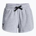 Spodenki treningowe damskie Under Armour Rival Fleece steel medium heather/black 3