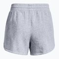 Spodenki treningowe damskie Under Armour Rival Fleece steel medium heather/black 4