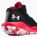 Buty do koszykówki męskie Under Armour Jet '21 black/red/white 8