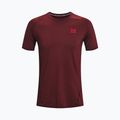 Koszulka treningowa męska Under Armour UA Hg Armour Fitted chestnut red/radio red