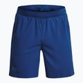 Spodenki do biegania męskie Under Armour Launch Sw 7'' blue mirage/black/reflective 4