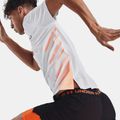 Koszulka do biegania męska Under Armour UA Launch Elite Graphic white/orange blast/reflective 3